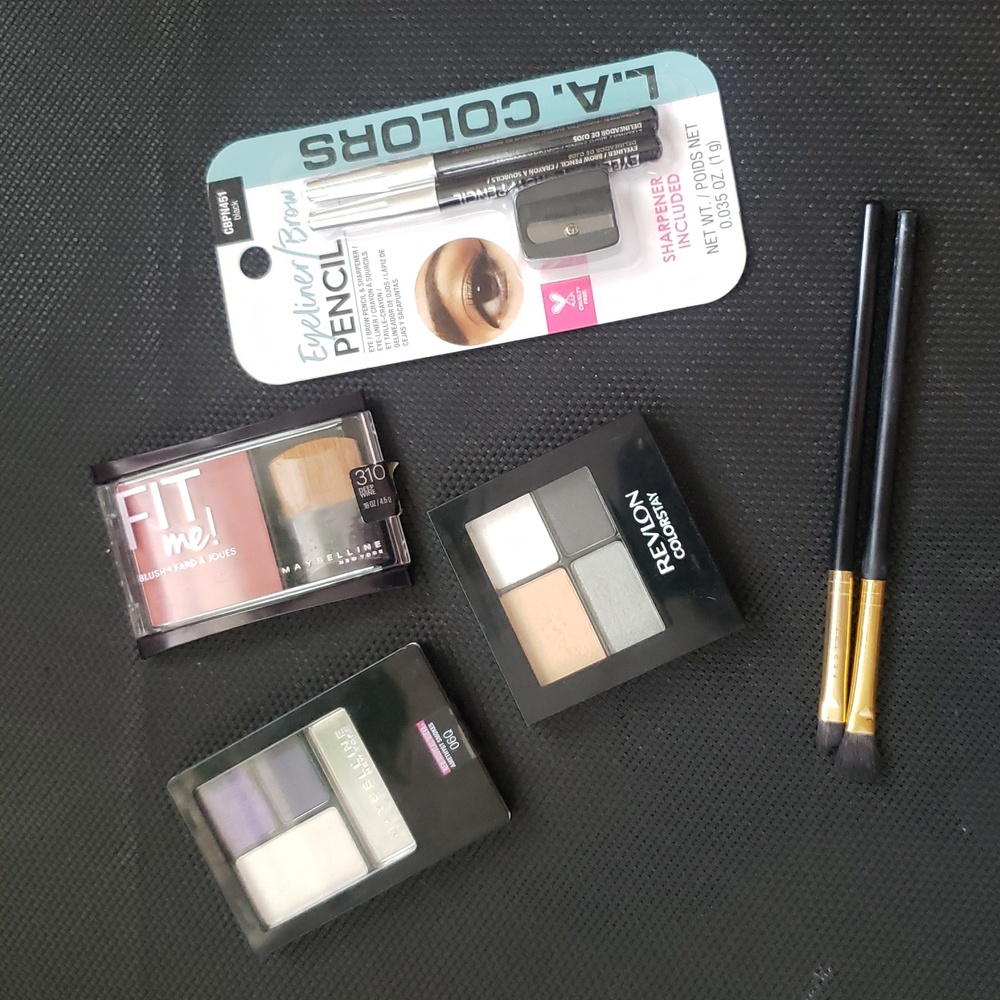 Lot of 5 beauty products Maybelline, Revlon, L.A..Cosmetic, Kestrel